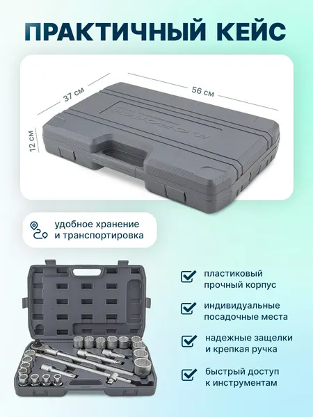 Изображение товара Универсальный набор инструментов ILOforce IF-6221-9 (59578)