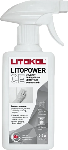 Средство для очистки после ремонта Litokol Litopower CE / L0510950002 (500мл) — фото 3