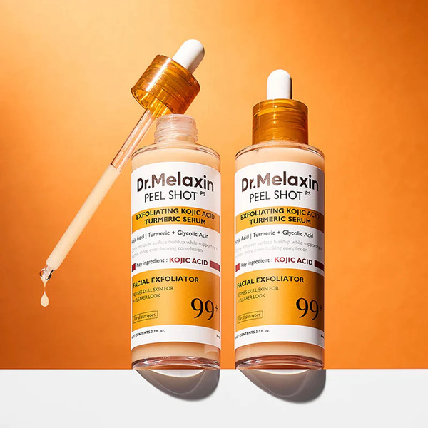 Изображение товара Сыворотка для лица Dr.Melaxin Peel Shot Exfoliating Kojic Acid Turmeric Serum (80мл)