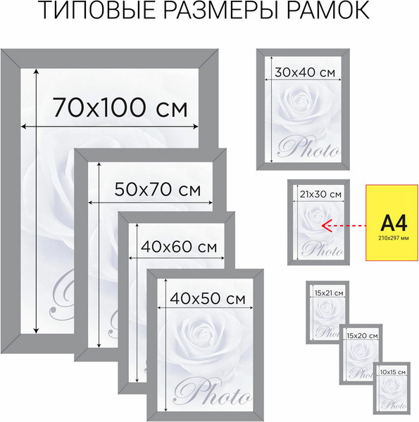 Изображение товара Набор рамок Brauberg 391356 (3шт, венге)