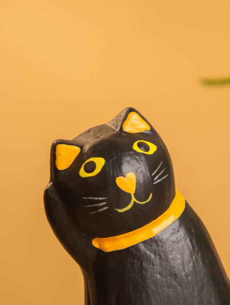 Изображение товара Статуэтка Sima-Land Черный кот 10465191