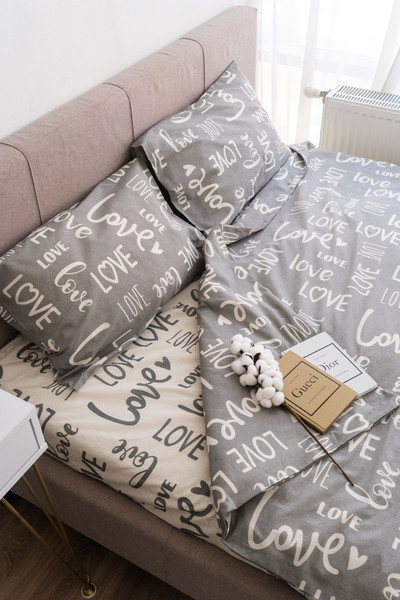 Изображение товара Комплект постельного белья Блакiт Евро Love 615013/615014 41262/0