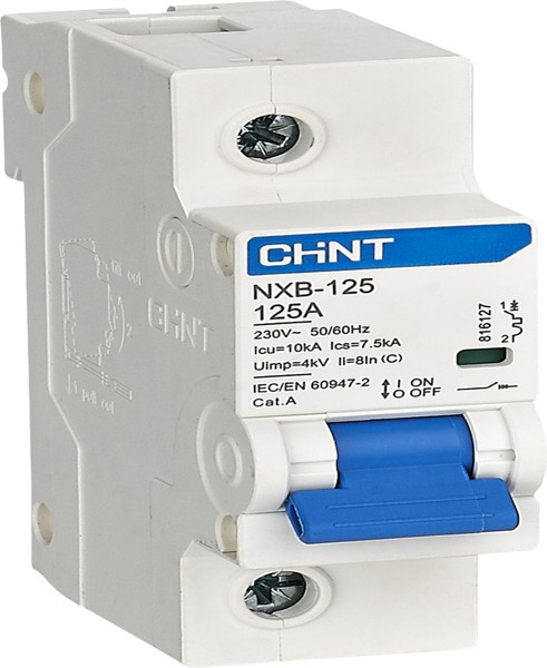 Изображение товара Выключатель автоматический Chint NXB-125 1P 80A 10kA D / 816124