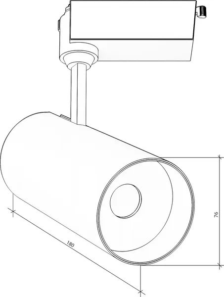 Изображение товара Трековый светильник Byled Spot SPOT-TR1-BL-30-NW (черный)