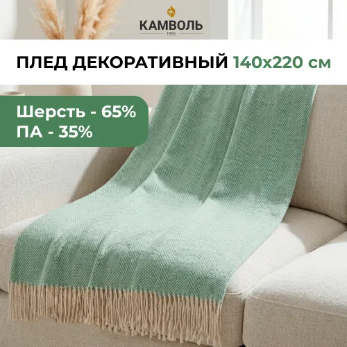 Изображение товара Плед Kamvol 150x220 26СП191с-ДЯ (цвет 2/рисунок 4)