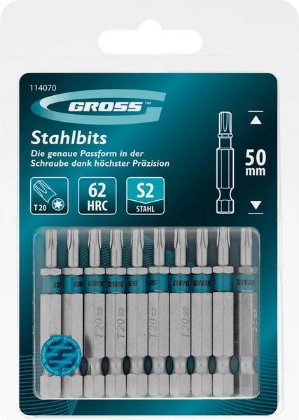 Изображение товара Набор бит Gross Torx / 114070 (10шт)