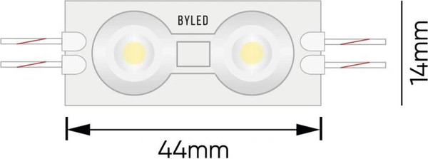 Изображение товара Светодиодный модуль Byled BLM2835-SLZ-2-12-0.72-W (холодный белый)