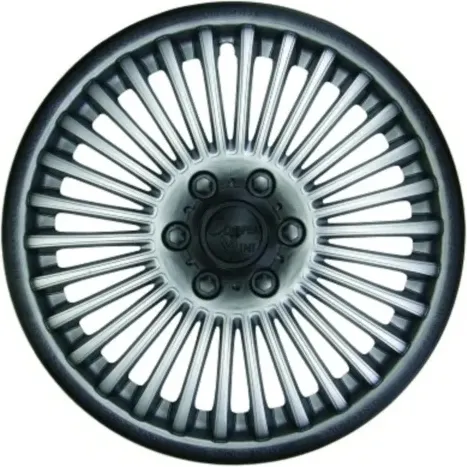 Изображение товара Набор колпаков LION Мини-купер 14" пруж. LW1412 (2шт, серебристо-черный)