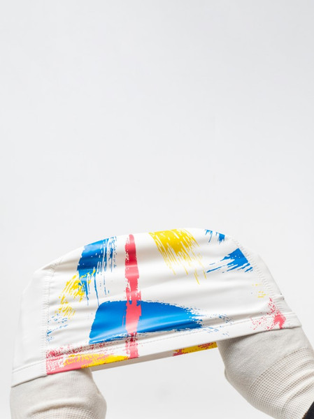 Изображение товара Шапочка для плавания FitSmile B950 / 32772 (белый разводами)