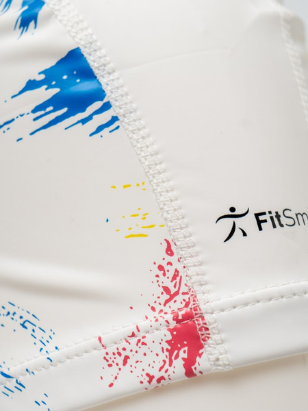 Изображение товара Шапочка для плавания FitSmile B950 / 32772 (белый разводами)