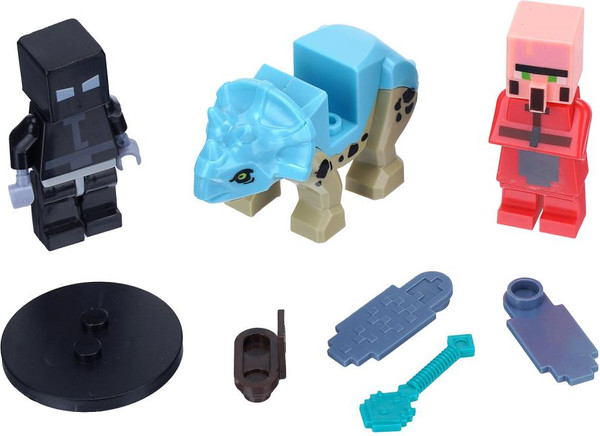 Изображение товара Элемент конструктора Город мастеров Мой мир+динозавры 18301-YF (3шт)