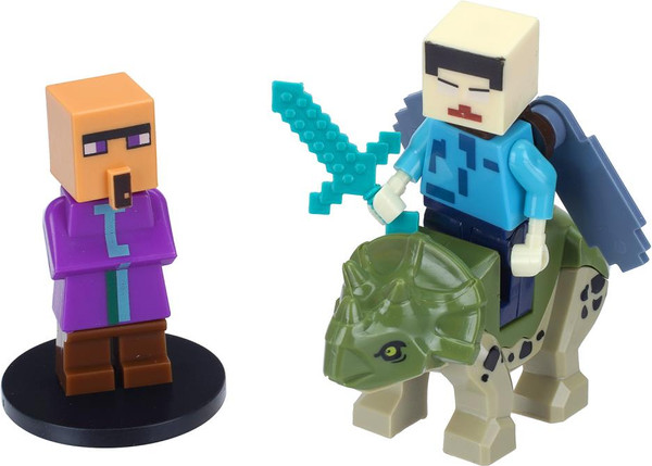 Изображение товара Элемент конструктора Город мастеров Мой мир+динозавры 18269-YF (3шт)