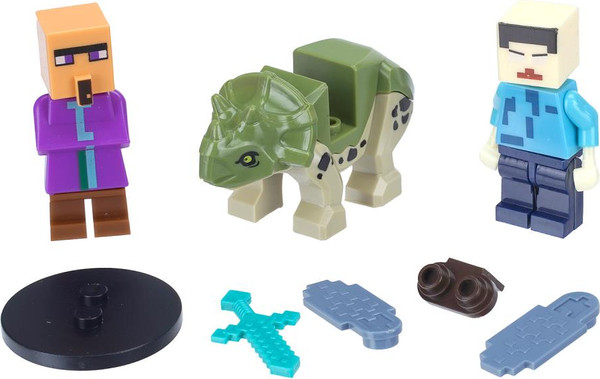 Изображение товара Элемент конструктора Город мастеров Мой мир+динозавры 18269-YF (3шт)