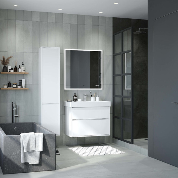 Изображение товара Тумба с умывальником Briz Монца Вилис 100 / 237 03-18100-17 00 БЕЛ