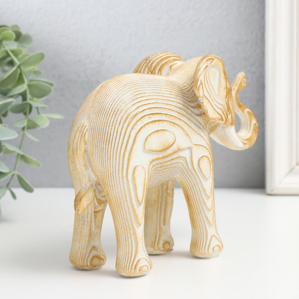 Изображение товара Статуэтка Sima-Land Белый слон с золотом: слои 9571948