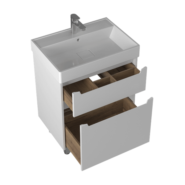 Изображение товара Тумба с умывальником Briz Мастер Вилис 65 / 367 03-08065-17 00 БЕЛ