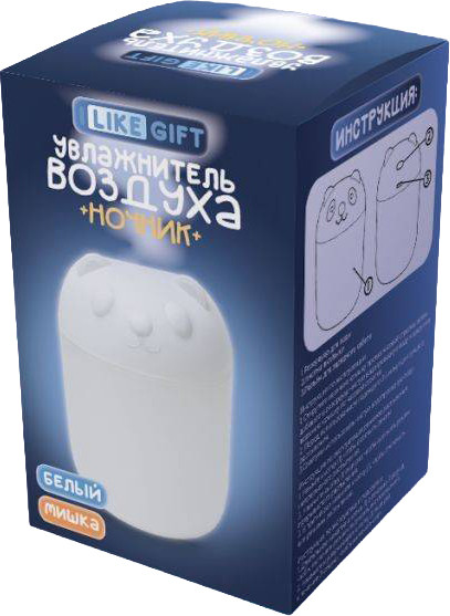 Изображение товара Ультразвуковой увлажнитель воздуха ILikeGift Мишка / 139P-009