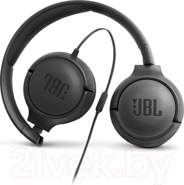 Изображение товара Наушники-гарнитура JBL Tune 500 / T500BLK (черный)