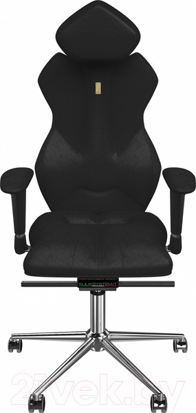 Изображение товара Кресло офисное Kulik System Royal азур (черный с подголовником)