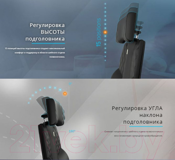 Изображение товара Кресло офисное Kulik System Business экокожа (белый с подголовником)