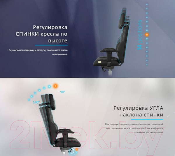 Изображение товара Кресло офисное Kulik System Business экокожа (белый с подголовником)