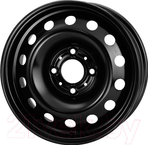 Изображение товара Штампованный диск Trebl 6205 14x5.5" 4x100мм DIA 54.1мм ET 40мм Black