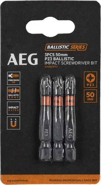 Изображение товара Набор бит AEG Powertools 4932479185 (3шт)