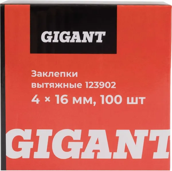 Изображение товара Набор заклепок Gigant 123902 (100шт)