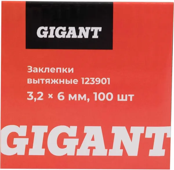 Изображение товара Набор заклепок Gigant 123901 (100шт)