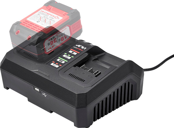 Изображение товара Зарядное устройство для электроинструмента Интерскол ЗУ-2х5/18(36) (2401.032)