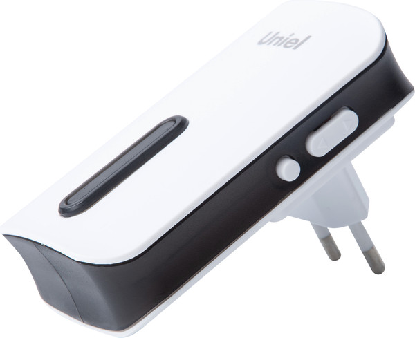 Изображение товара Электрический звонок Uniel UDB-095W-R1T1-38S-BL/WH / UL-00011368 (черный/белый)