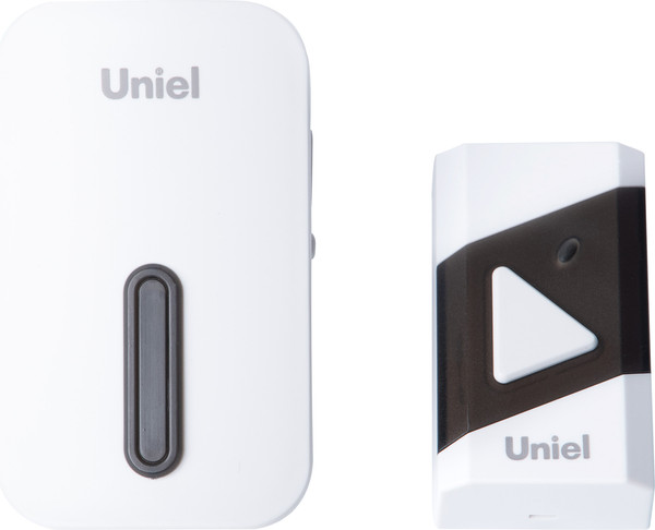 Изображение товара Электрический звонок Uniel UDB-095W-R1T1-38S-BL/WH / UL-00011368 (черный/белый)