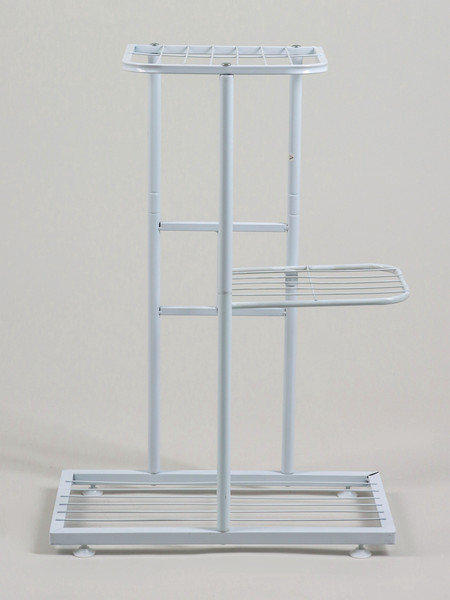 Изображение товара Стойка для цветов GREENGO 3 полки 43x22x57см 10747762 (белый)