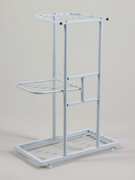 Изображение товара Стойка для цветов GREENGO 3 полки 43x22x57см 10747762 (белый)