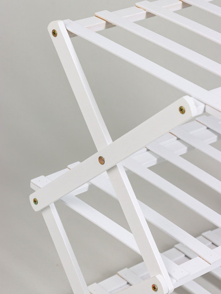 Изображение товара Стойка для цветов GREENGO 3 полки 50x25x46см 10766556 (бамбук/белый)