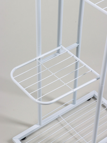 Изображение товара Стойка для цветов GREENGO 4 полки 43x22x82см 10747741 (белый)