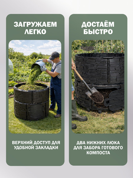 Изображение товара Компостер ВПМ Бастион / 6201470 (черный)