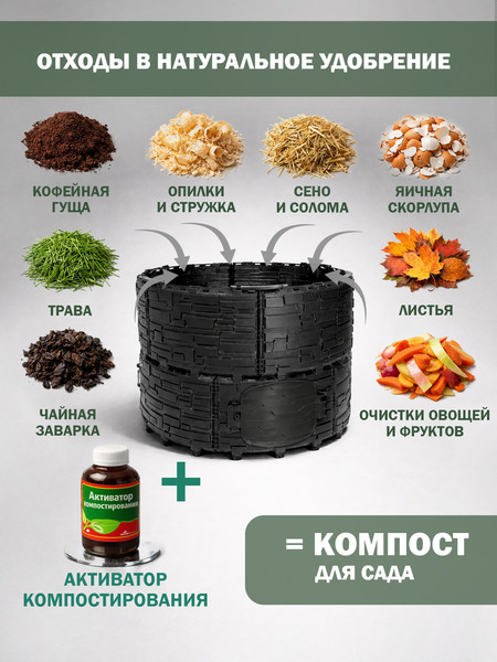 Изображение товара Компостер ВПМ Бастион / 6201470 (черный)