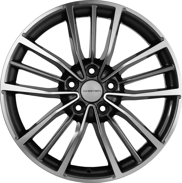 Литой диск Khomen KHW1812 Mazda CX-5/Kia Seltos 18x7" 5x114.3мм DIA 67.1мм ET 45мм (Gray FP) — фото 3
