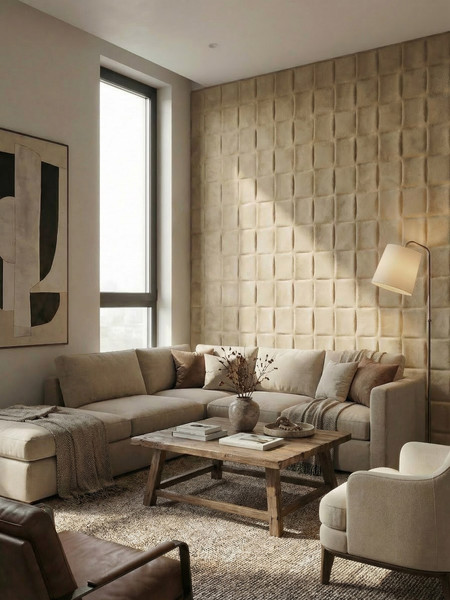 Изображение товара Панель ПВХ Самоклейкин Самоклеящаяся Велюр V-105 (60x300)