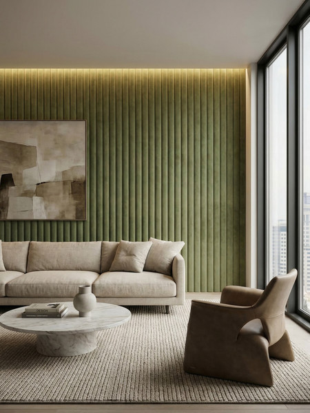 Изображение товара Панель ПВХ Самоклейкин Самоклеящаяся Велюр V-207 (60x300)