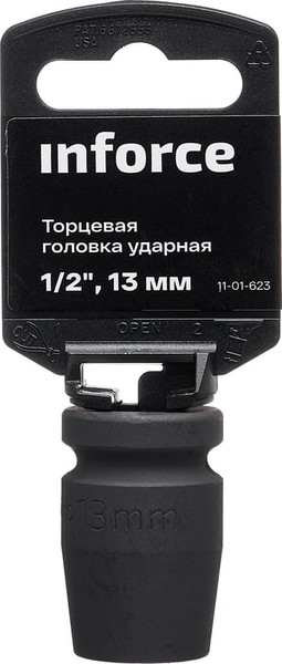 Изображение товара Головка слесарная Inforce Торцевая ударная 1/2"DR 13мм / 11-01-623