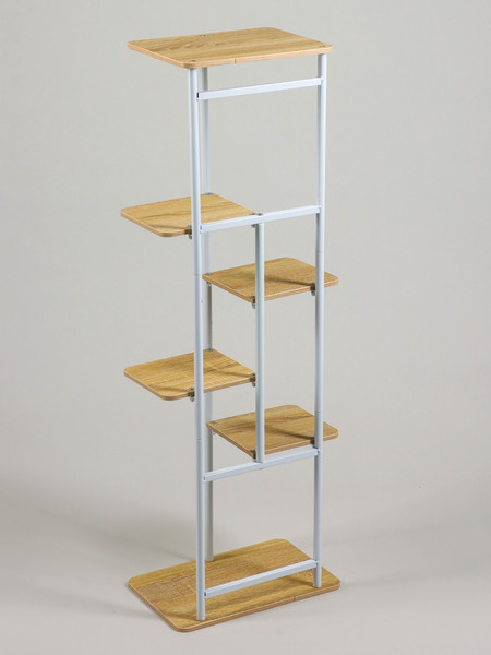 Изображение товара Стойка для цветов GREENGO 6 полок 36x23x106см 10747753 (белый)