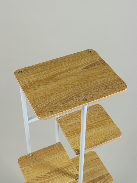 Изображение товара Стойка для цветов GREENGO 7 полок 36x23x120см 10747754 (белый)