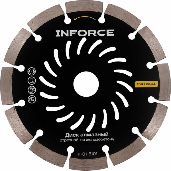 Изображение товара Отрезной диск алмазный Inforce 11-01-5101