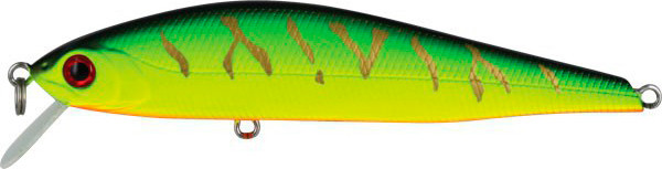 Воблер TSURIBITO Hard Minnow 95sp / 028 Matte Chart Tiger / 28945 — фото 3