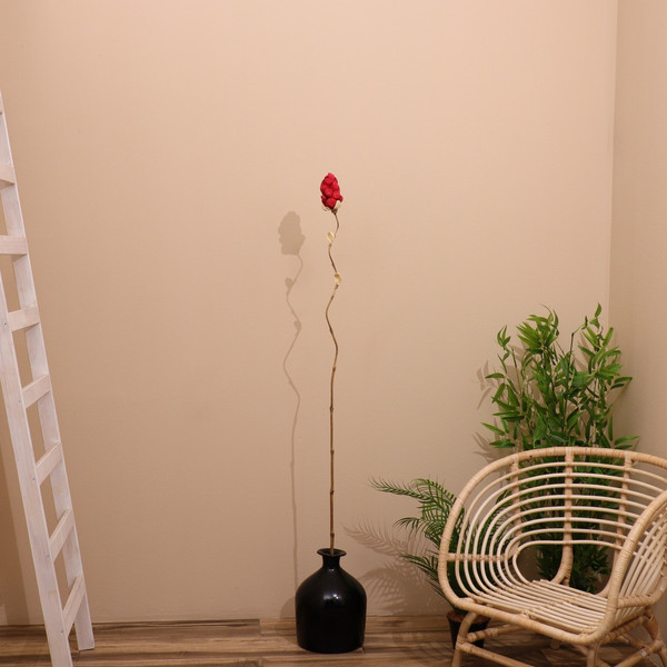 Изображение товара Сухоцвет Sima-Land На бамбуковом стебле 7779910 (красный)