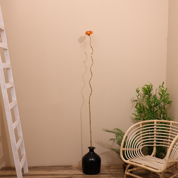 Изображение товара Сухоцвет Sima-Land На бамбуковом стебле 7779906 (оранжевый)