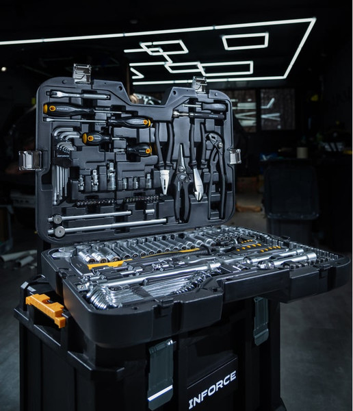 Изображение товара Универсальный набор инструментов Inforce 06-07-21 (150 предметов)