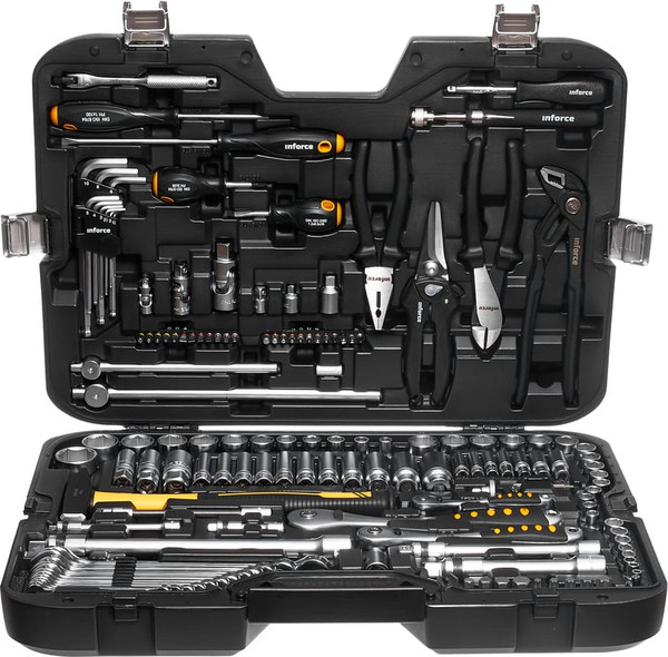 Изображение товара Универсальный набор инструментов Inforce 06-07-21 (150 предметов)